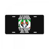 if it tastes like chicken, funny rude ideal birthday present License Plate