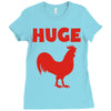 huge cock Ladies Fitted T-Shirt