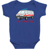 how i roll ambulance Baby Bodysuit