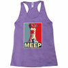 beaker meep poster, ideal birthday gift or present Racerback Tank