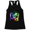 astronaut space cat Racerback Tank