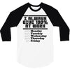 always give 100 percent 3/4 Sleeve Shirt