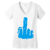 fuck size Women's V-Neck T-Shirt