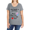 Our Family is Growing Ladies Curvy T-Shirt