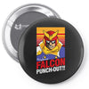 falcon punch out Pin-back button