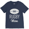 rugby mom V-Neck Tee