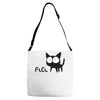 flcl white Adjustable Strap Totes