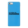 i'd rather be running funny cool run runner marathon sport athlete shi iPhone 7 Case