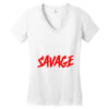 Martinez Twins savage Women's V-Neck T-Shirt