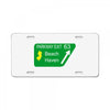 gps logo free exit 63 beach haven License Plate