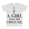 a girl has no costume (black) All Over Men's T-shirt
