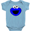 sesame street cookie monster Baby Onesie