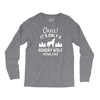 chill hungry wolf Long Sleeve Shirts