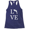 love dolphin Racerback Tank