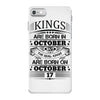 Real Kings Are Born On October 17 iPhone 7 Case