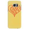 love heart outline valentine's day Samsung Galaxy S7 Edge