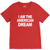 i am the american dream funny shirt wire the omar V-Neck Tee
