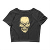 dead halloween head Crop Top