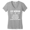 Leo Woman Women's V-Neck T-Shirt