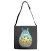 totoro forest Adjustable Strap Totes
