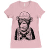 monkey redneck Ladies Fitted T-Shirt