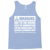 warning due to the rising cost of ammo Tank Top