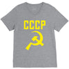 cccp hammer &amp; sickle  soviet union communist communism russia red star V-Neck Tee