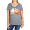 i give zero fox Ladies Curvy T-Shirt
