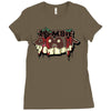 zombie doom logo Ladies Fitted T-Shirt