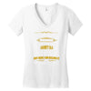grumpy old crane operator Women's V-Neck T-Shirt