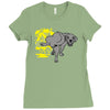 make your mark dog Ladies Fitted T-Shirt