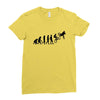 bike evolotions Ladies Fitted T-Shirt
