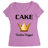 cake fashion nugget Women's Triblend Scoop T-shirt