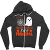 you cant scare principal Zipper Hoodie