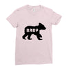 baby bear Ladies Fitted T-Shirt