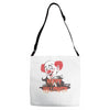 happy halloween clown Adjustable Strap Totes