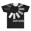 buffering  funny retro loading computer console fashion party All Over Men's T-shirt