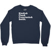 kiedes flea frusciante smith Crewneck Sweatshirt
