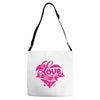 love (3) Adjustable Strap Totes