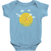 partly cloudy Baby Onesie