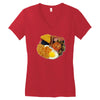 funny full english breakfast, ideal gift or birthday present Women's V-Neck T-Shirt
