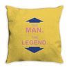 the man   the legend funny Throw Pillow