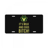 milk and eggs License Plate