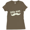 little man Ladies Fitted T-Shirt