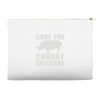 save the chubby unicorns Accessory Pouches