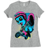 panda rider Ladies Fitted T-Shirt