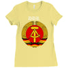 ddr logo blau Ladies Fitted T-Shirt