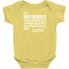 The Notorious, Undisputed World Champion Baby Onesie