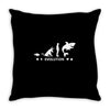 poker ~ fish to shark evolution ~ Throw Pillow