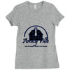 amityville t shirt Ladies Fitted T-Shirt